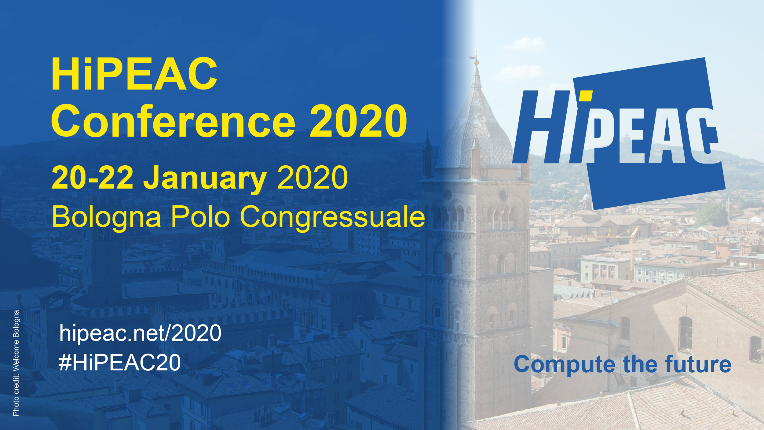 HiPEAC conference 2020 banner