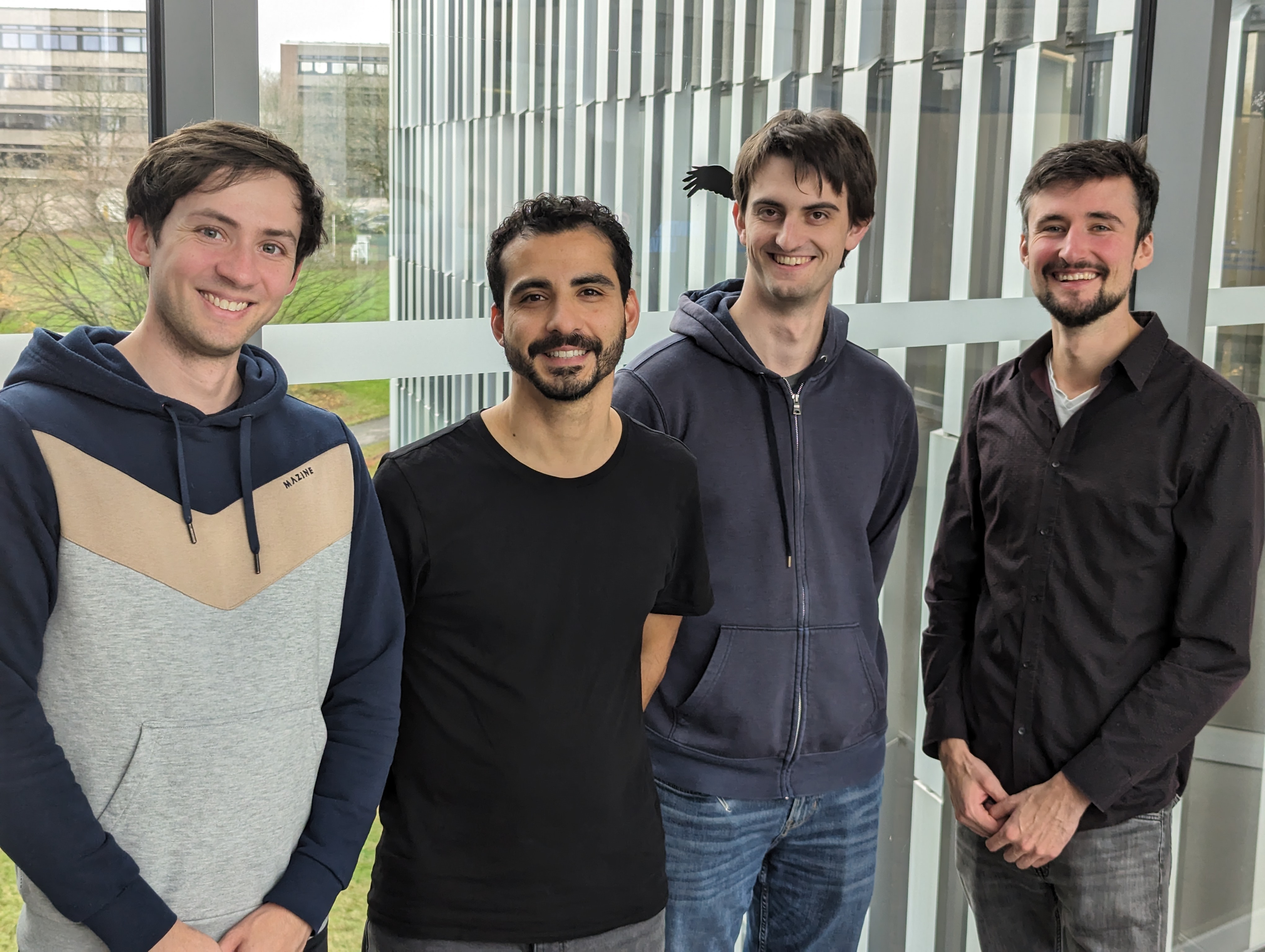 Niko Zurstraßen, Jose Cubero, Lorenzo Pfeifer and Lennart Reimann