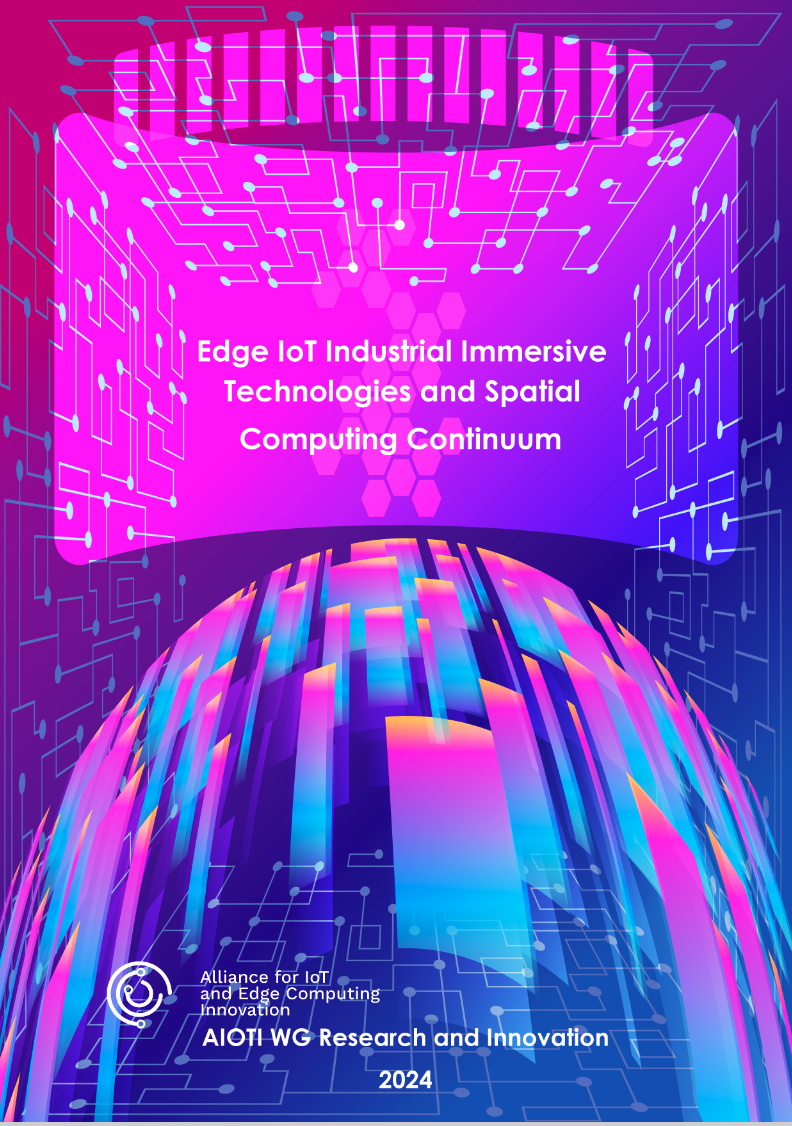 Front cover of Edge IoT Industrial Immersive Technologies and Spatial Computing Continuum, Release 1