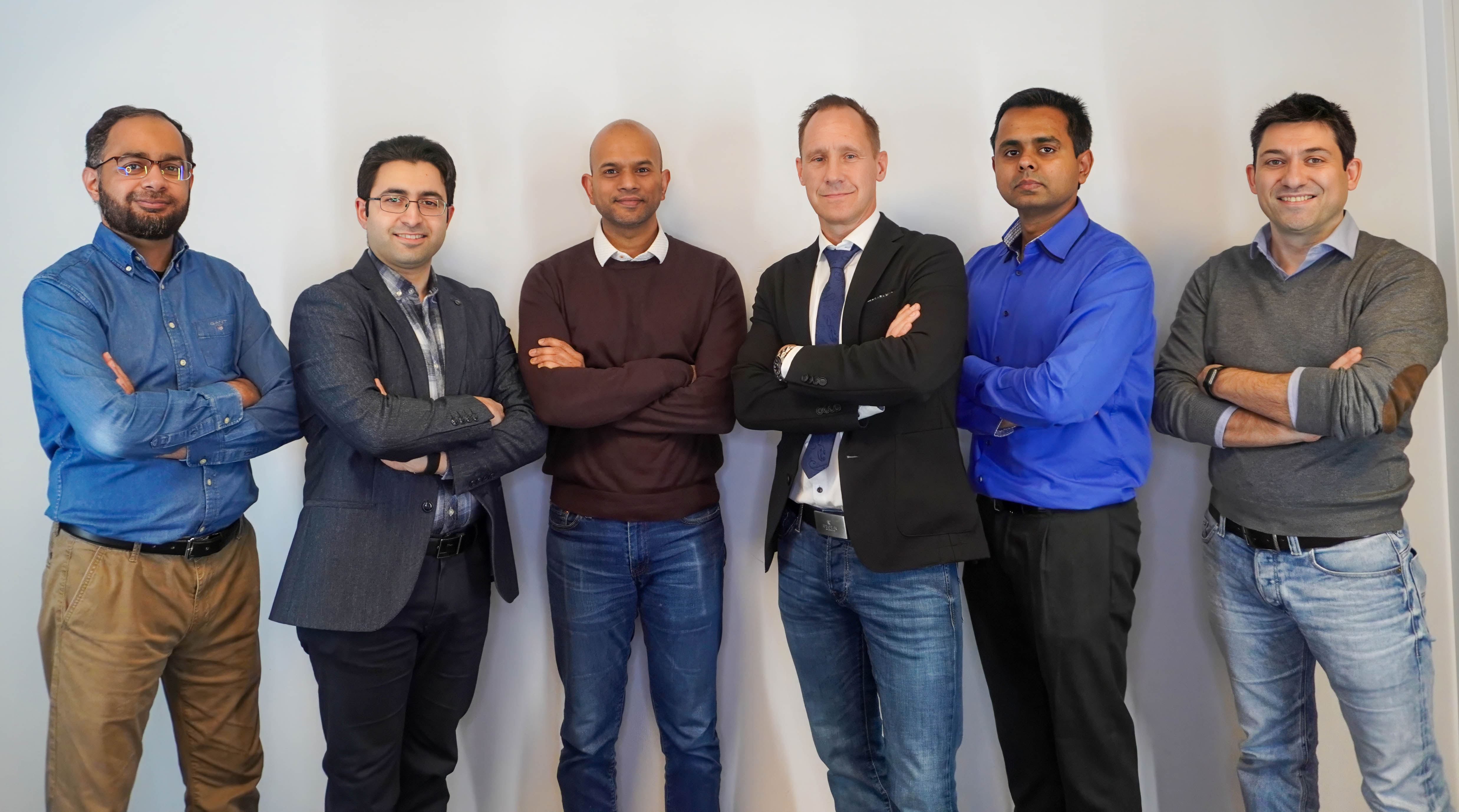 The InfiniNode team: Ahsen Ejaz, Mehrzad Nejat, Bhavishya Goel, Patrik Millsjo, Madhavan Manivannan and Ioannis Sourdis