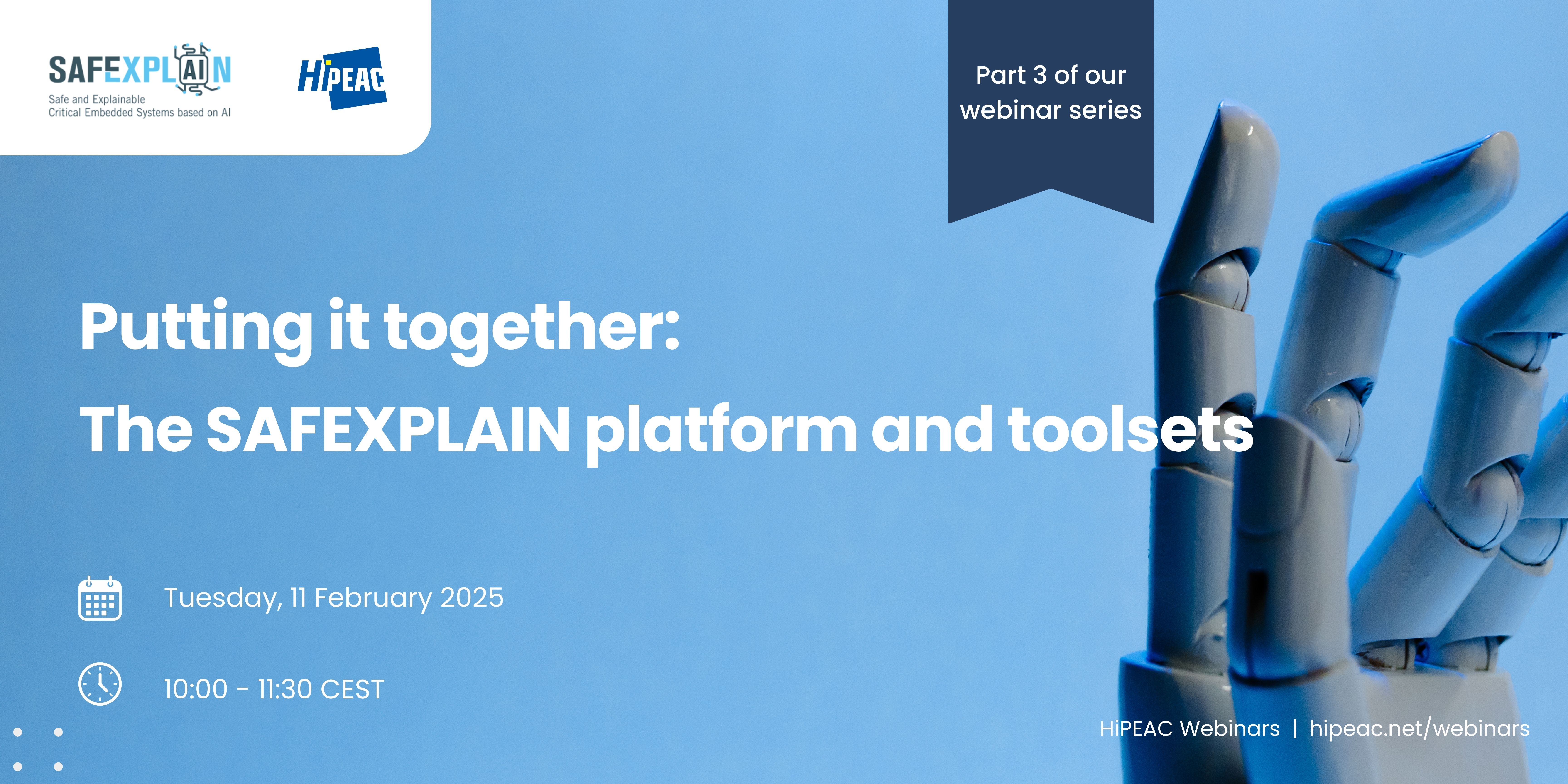 SAFEXPLAIN webinar 3